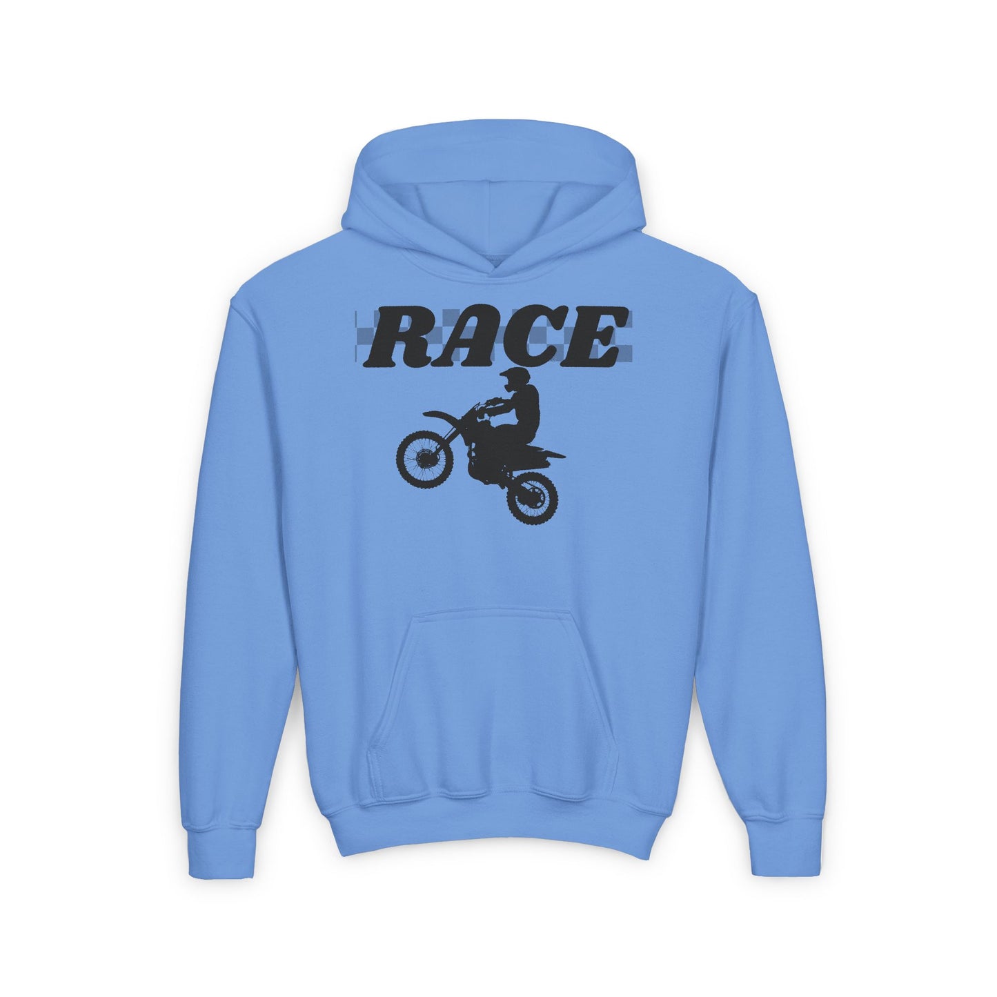 Youth Race Motocross Hoodie - Perfect for Young Riders & Racing Fans