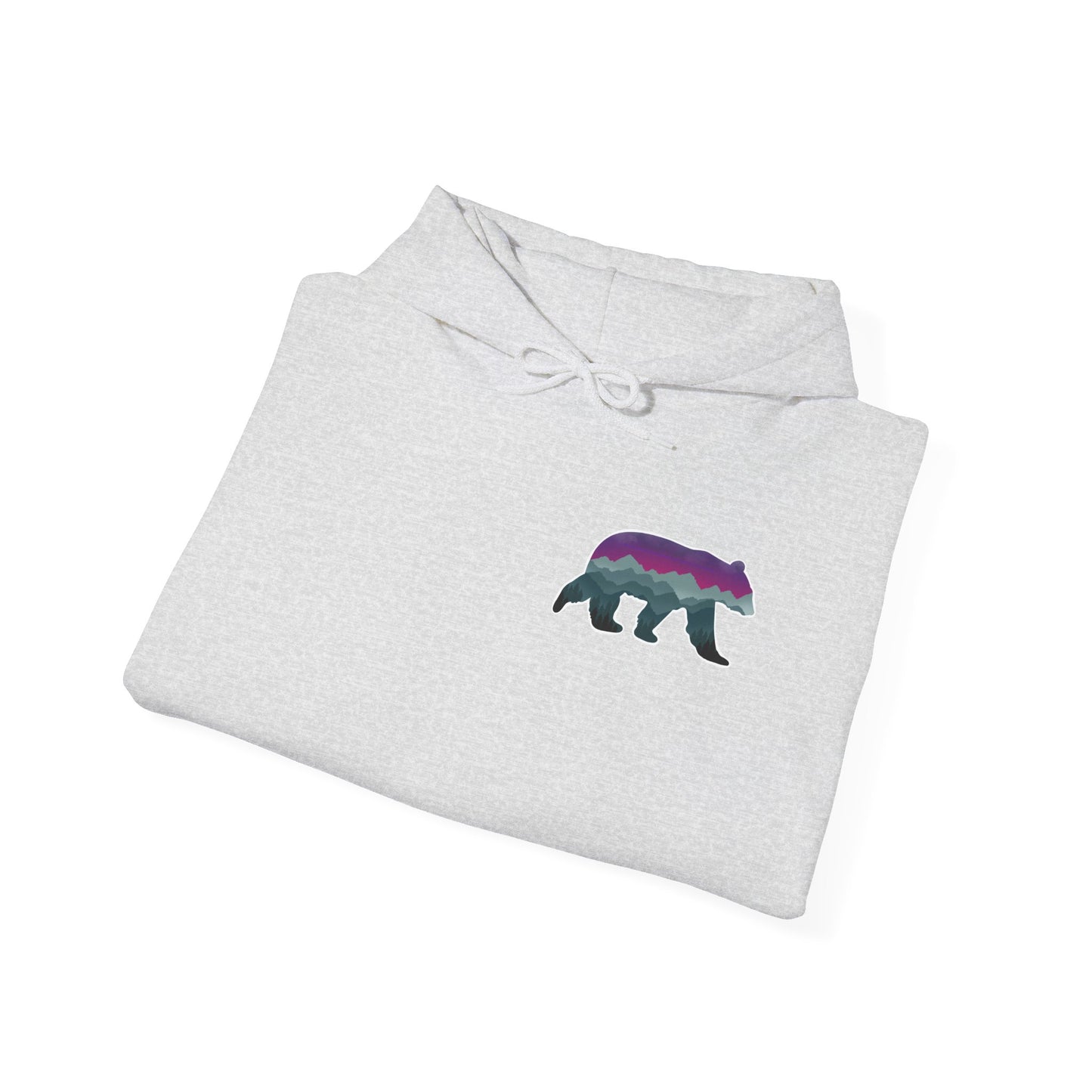 Cozy Bear Graphic Hoodie - Unisex Heavy Blend™ Sweatshirt