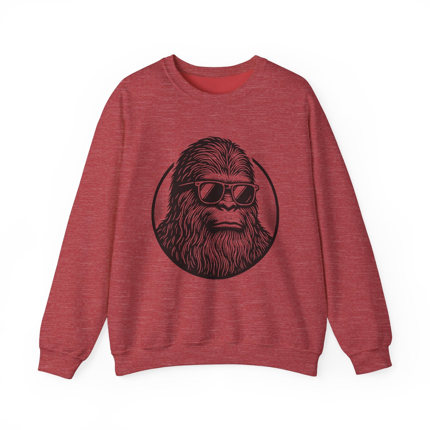 Chill Sasquatch Unisex Heavy Blend™ Crewneck Sweatshirt - Comfortable and Fun Design for Outdoor Enthusiasts