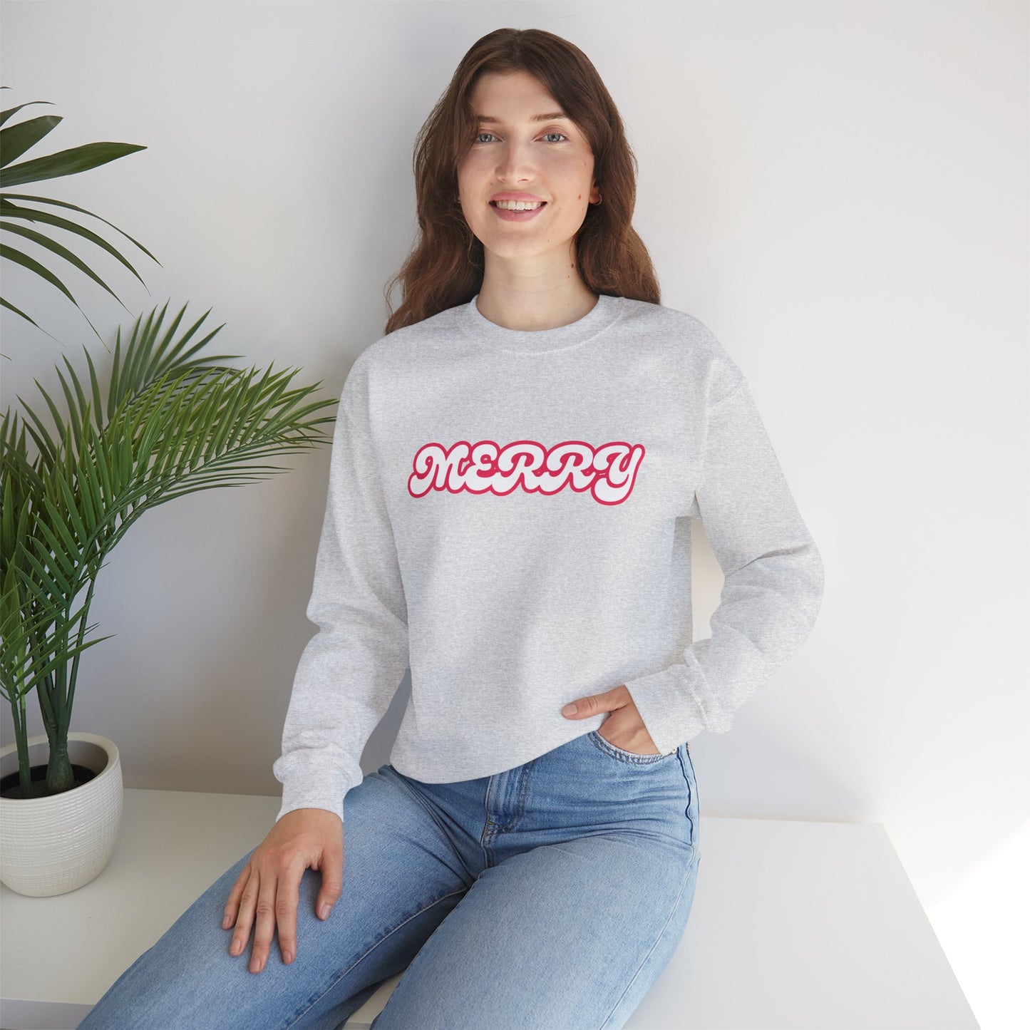 Bubbly MERRY - Unisex Heavy Blend™ Crewneck Sweatshirt