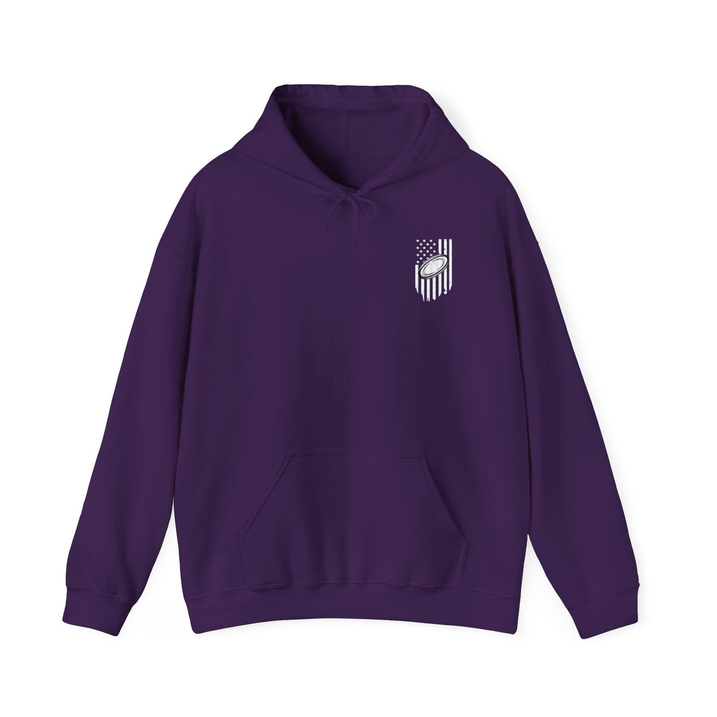 Rugby Mom America Hooded Sweatshirt | Unisex Heavy Blend | Sports Gift