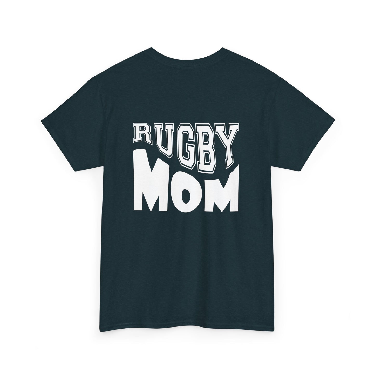 Rugby Mom Unisex Heavy Cotton Tee - Sporty Graphic T-shirt for Rugby Fans