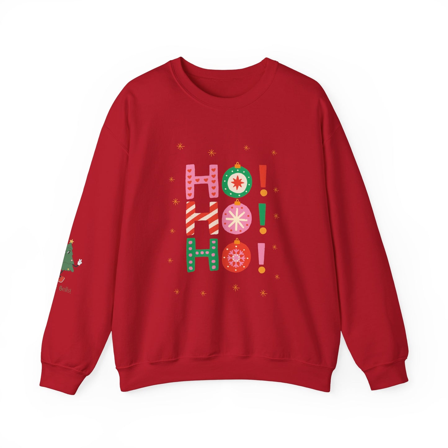 Festive 'Ho Ho Ho!' Unisex Heavy Blend™ Crewneck Sweatshirt