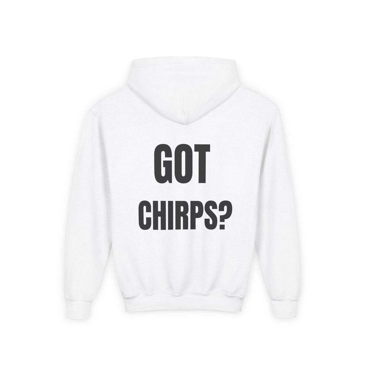 Youth Hockey Hooded Sweatshirt - "Got Chirps?" Fun and Comfy Casual Wear