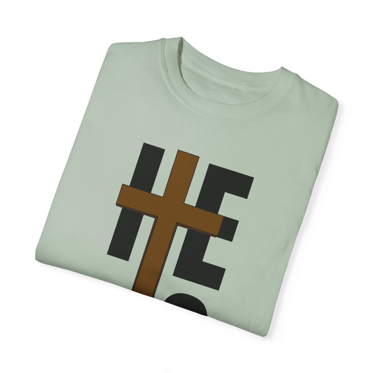 Christ is Risen Unisex Garment-Dyed T-Shirt - Faith-Based Tee