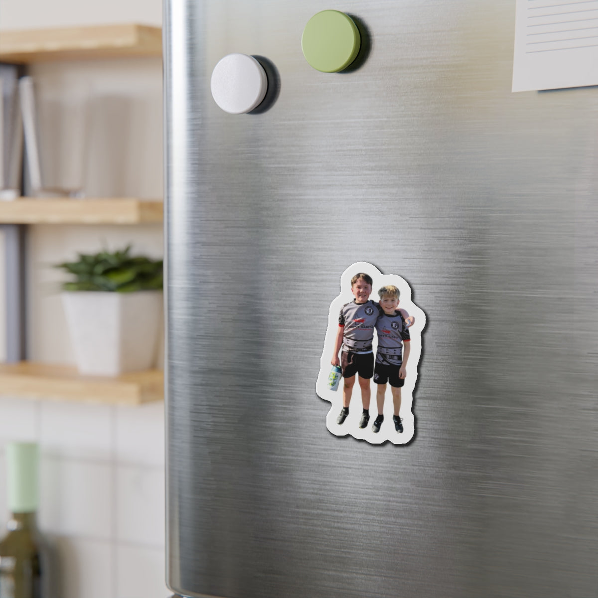 Personalized Die-Cut Magnets - Custom Photo Keepsakes for Celebrations & Memories