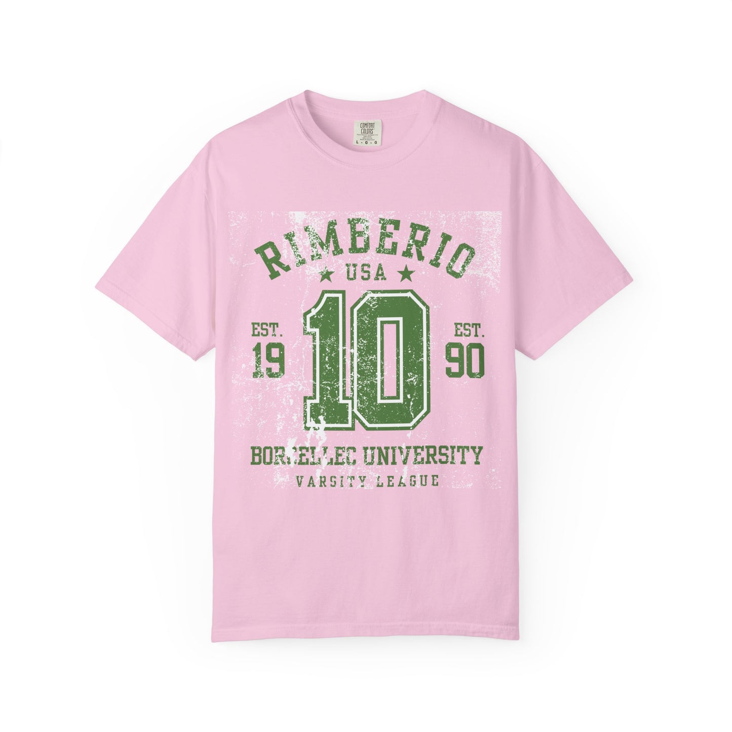 Vintage Varsity T-Shirt - RIMEERIO 10 BORELLEC UNIVERSITY Unisex