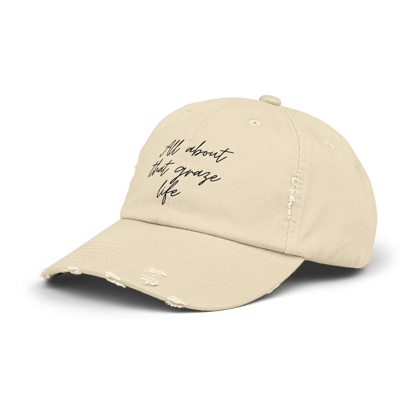 All About That Graze Life Distressed Unisex Cap