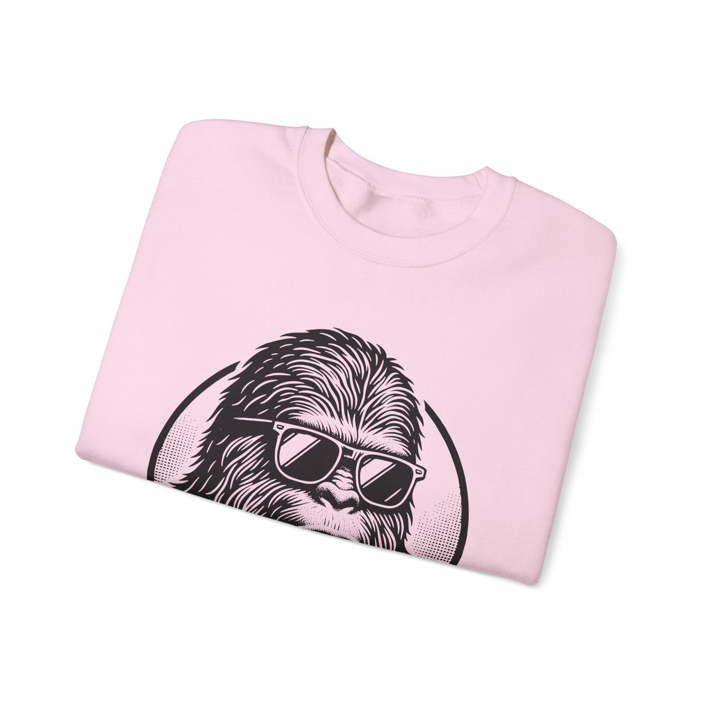Chill Sasquatch Unisex Heavy Blend™ Crewneck Sweatshirt - Comfortable and Fun Design for Outdoor Enthusiasts