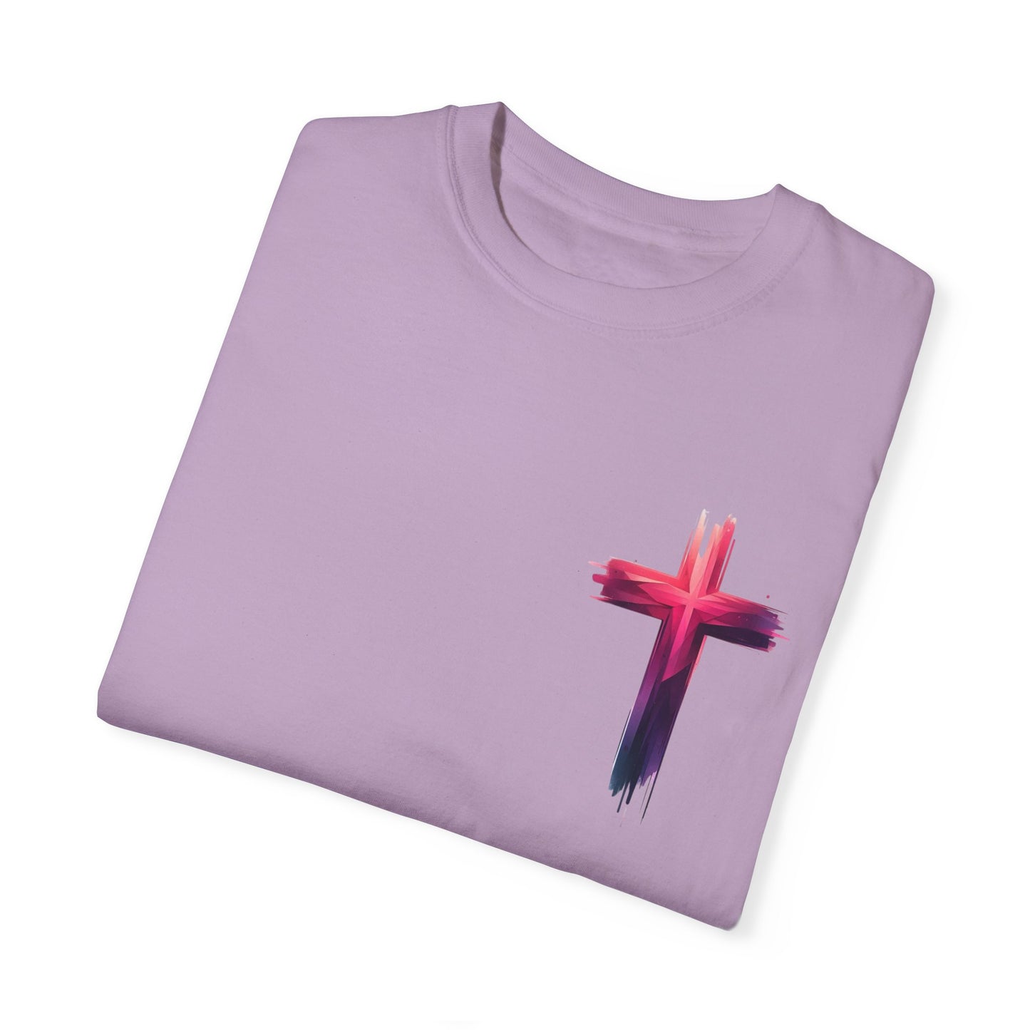 Vibrant Lion & Cross Unisex T-Shirt - Faith-Inspired Tees for Everyday Wear