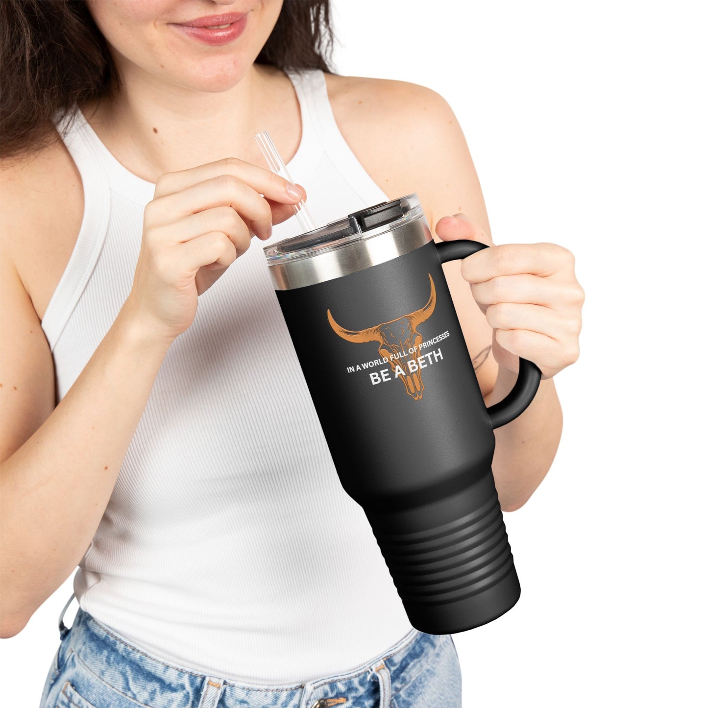 Be a Beth - Insulated Travel Mug - 40oz - Yellowstone