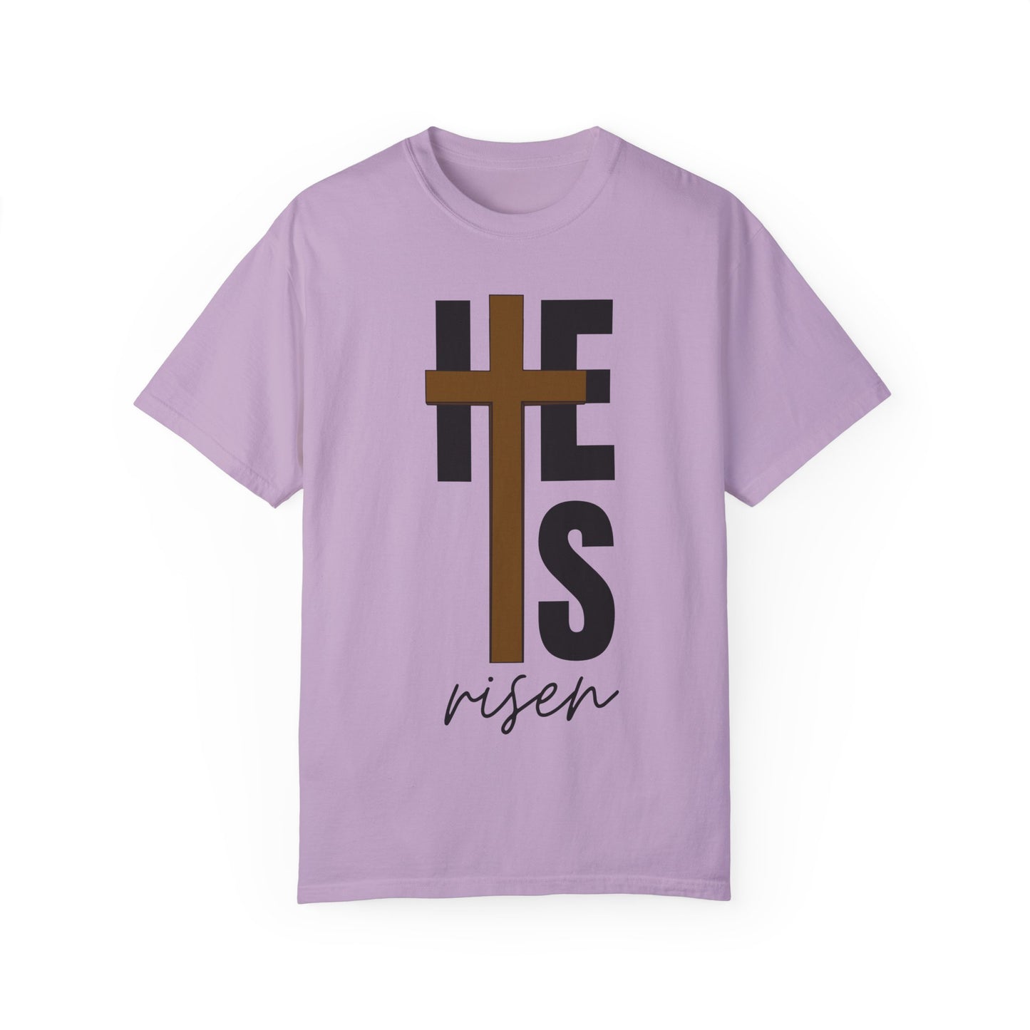 Christ is Risen Unisex Garment-Dyed T-Shirt - Faith-Based Tee