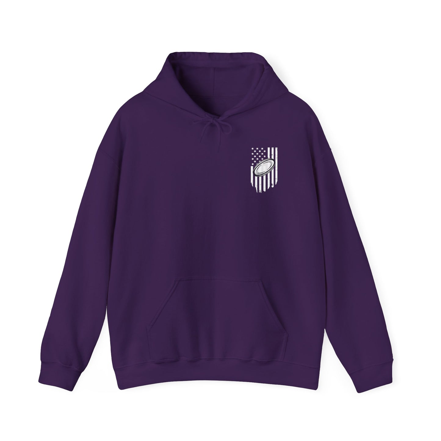 Rugby Mom Hoodie – Unisex Heavy Blend™ Sweatshirt with American Flag Design