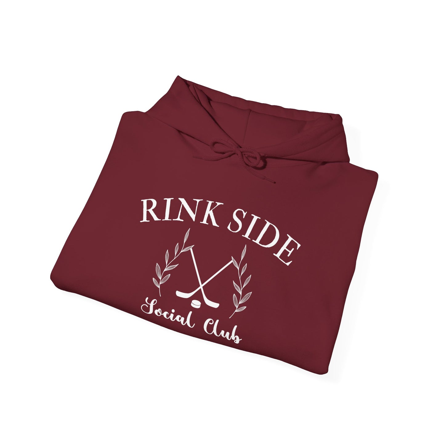 Rink Side Social Club Hoodie - Stylish Unisex Heavy Blend Sweatshirt for Hockey Lovers