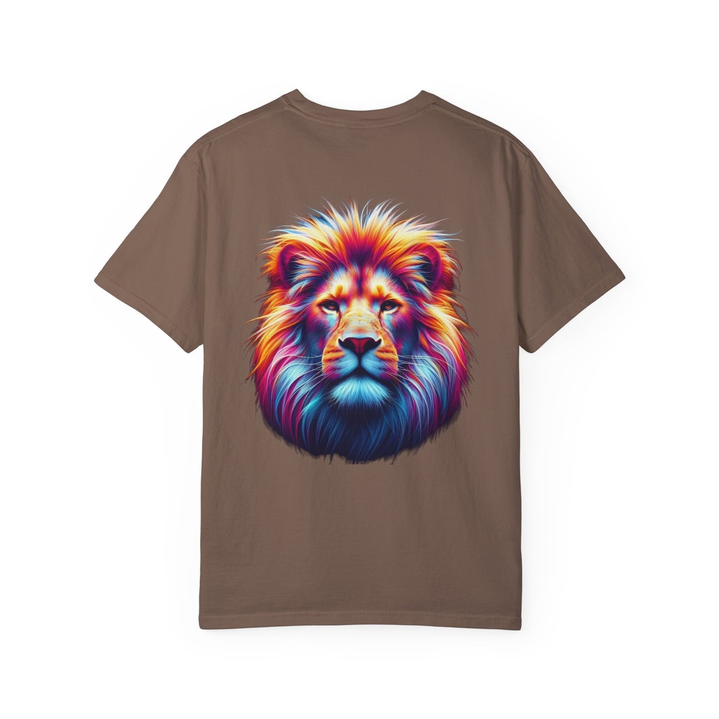 Vibrant Lion & Cross Unisex T-Shirt - Faith-Inspired Tees for Everyday Wear