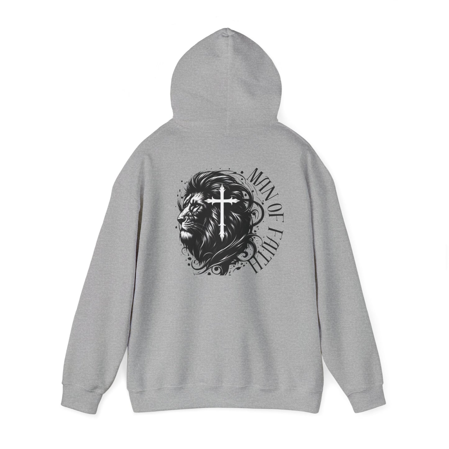 Faith-Inspired Man Of Faith Design Unisex Heavy Blend™ Hoodie