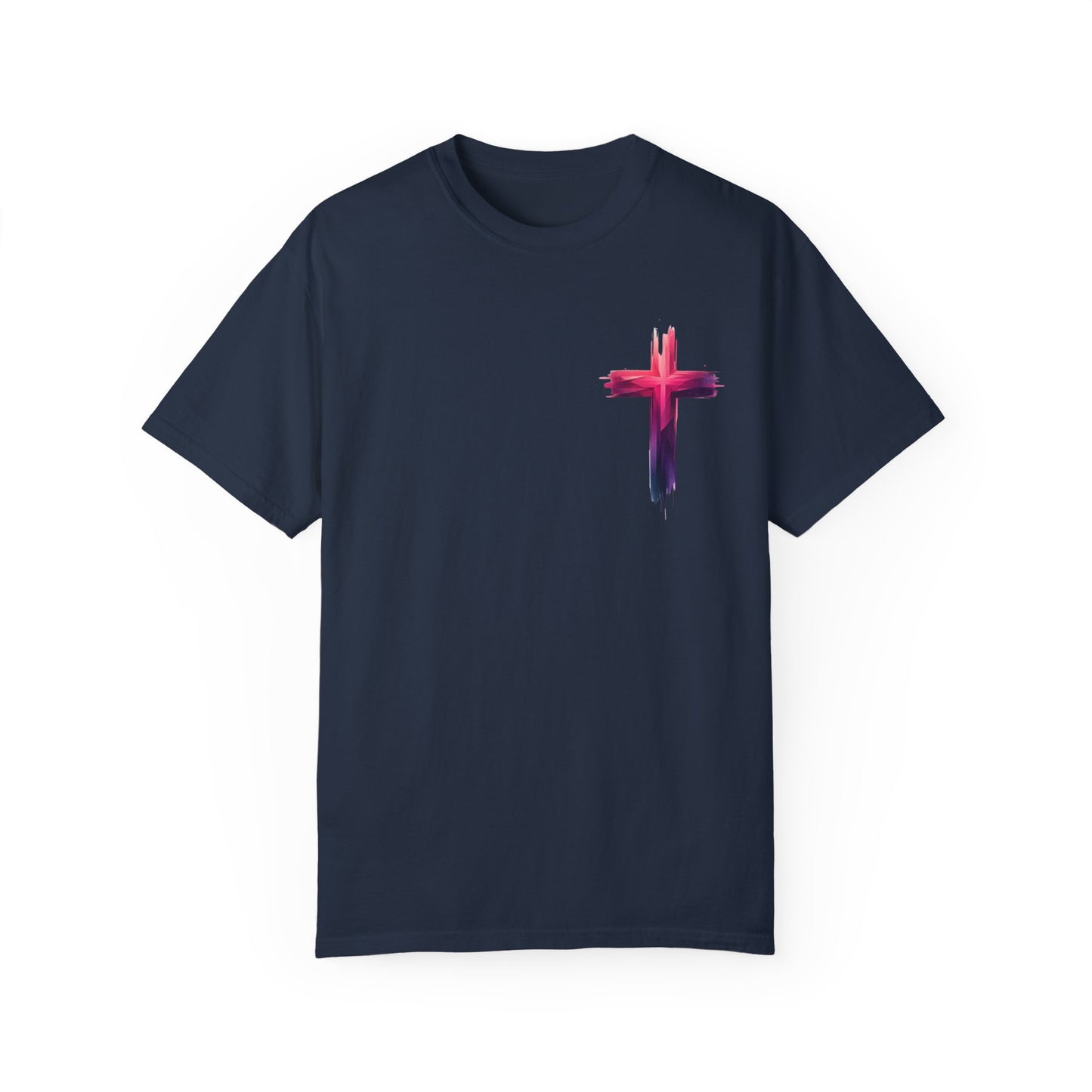 Vibrant Lion & Cross Unisex T-Shirt - Faith-Inspired Tees for Everyday Wear