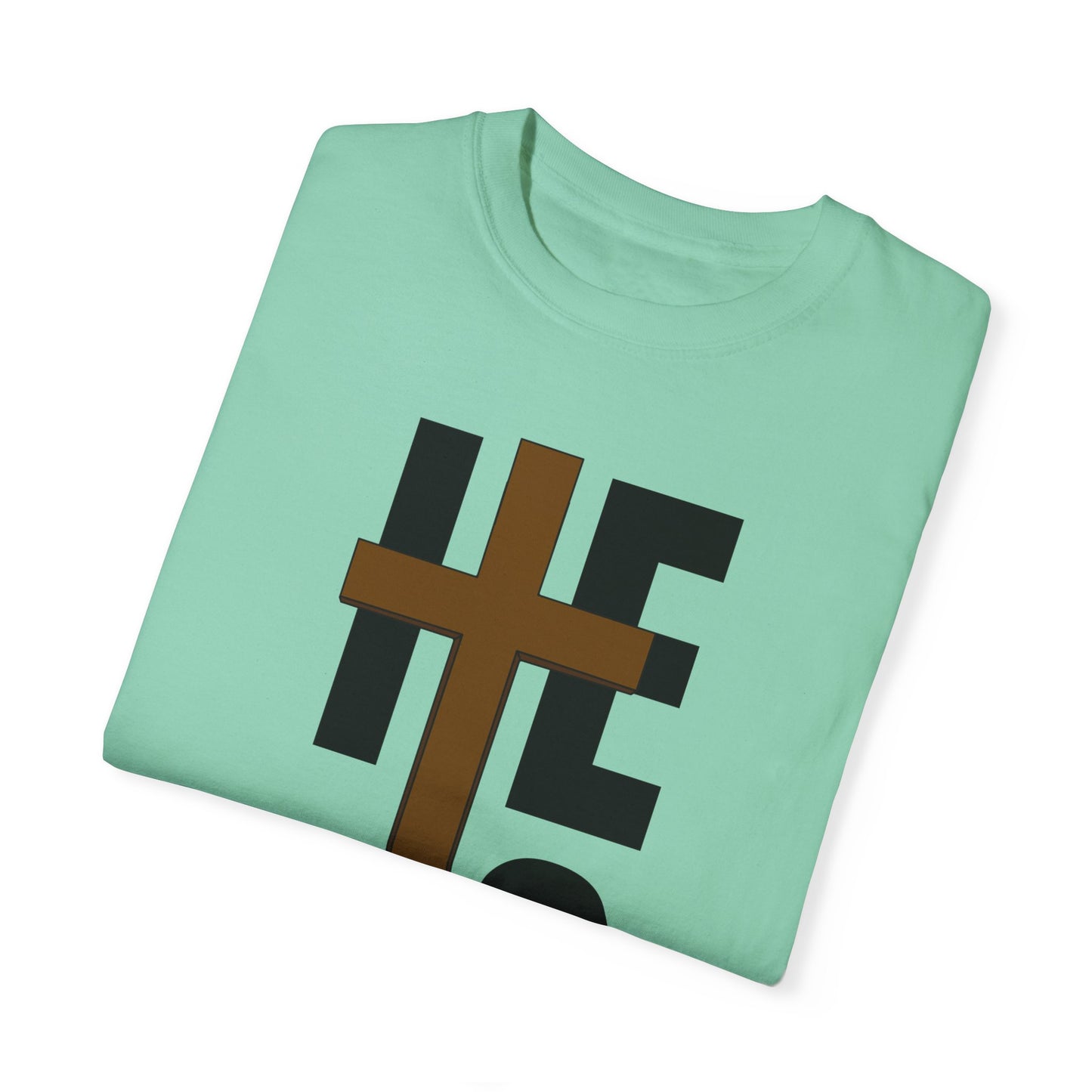 Christ is Risen Unisex Garment-Dyed T-Shirt - Faith-Based Tee