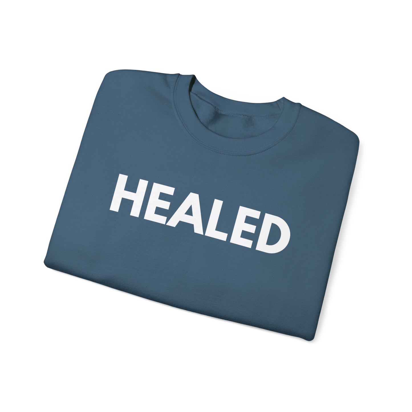 Healed Godly Unisex Heavy Blend™ Crewneck Sweatshirt - Perfect for Wellness and Self-Care