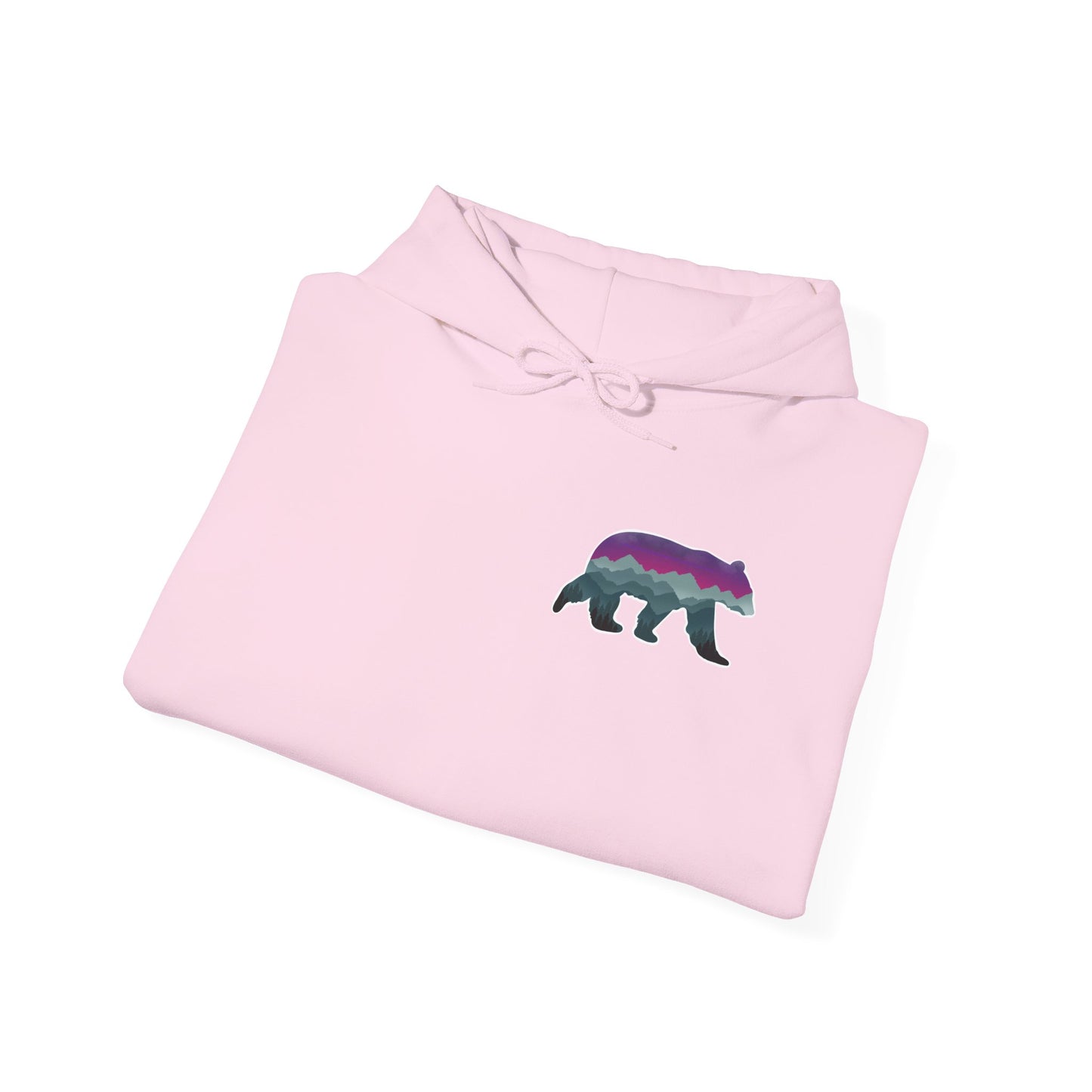 Cozy Bear Graphic Hoodie - Unisex Heavy Blend™ Sweatshirt