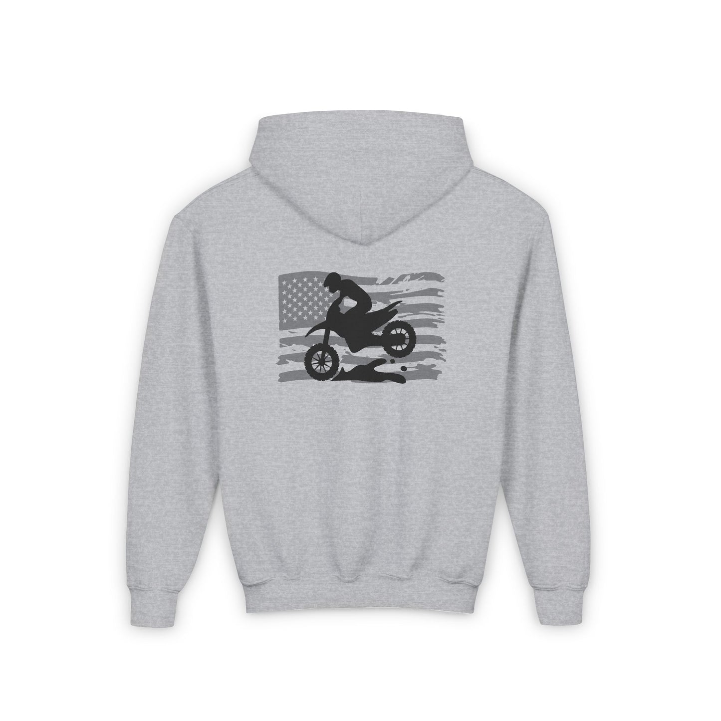 Youth Race Motocross Hoodie - Perfect for Young Riders & Racing Fans