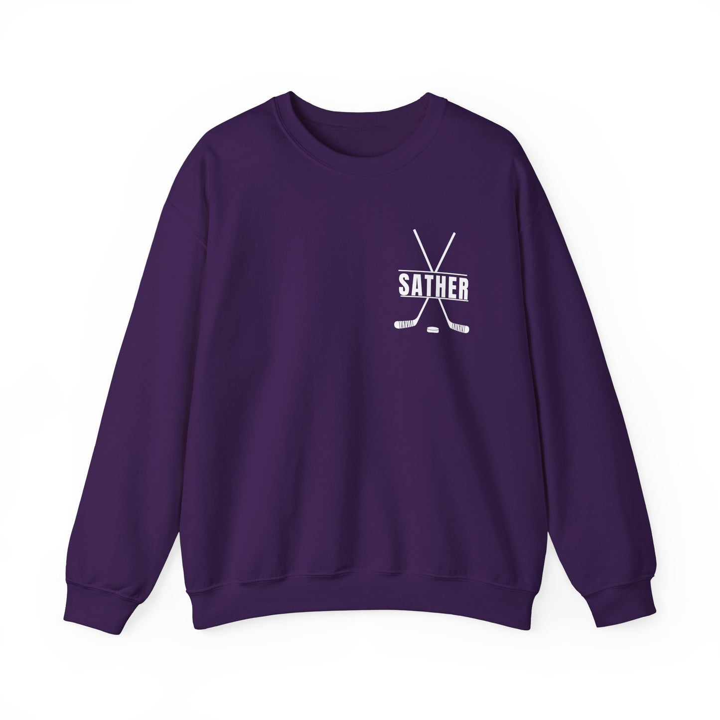 *** CUSTOM*** Unisex Heavy Blend™ Crewneck Sweatshirt - Hockey Rizz Up #47 Hockey Design