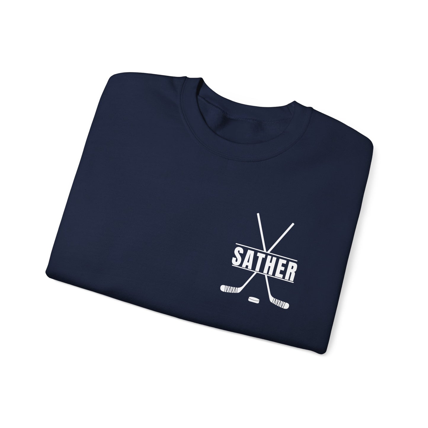 *** CUSTOM*** Unisex Heavy Blend™ Crewneck Sweatshirt - Hockey Rizz Up #47 Hockey Design