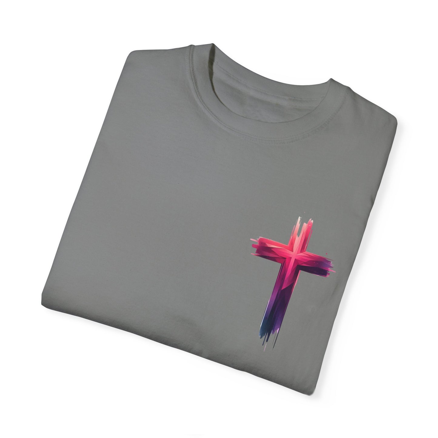 Vibrant Lion & Cross Unisex T-Shirt - Faith-Inspired Tees for Everyday Wear