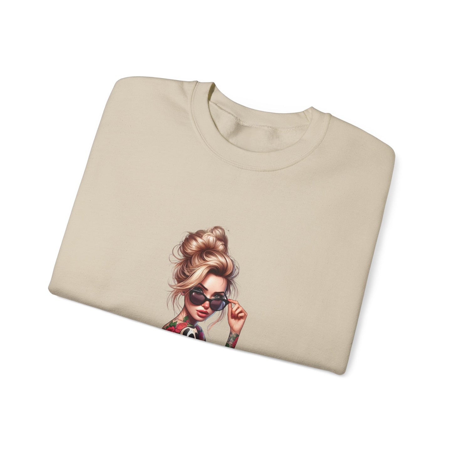 Be Careful, I Match Vibes Sweatshirt - Unisex Heavy Blend Crewneck for Fashion Lovers