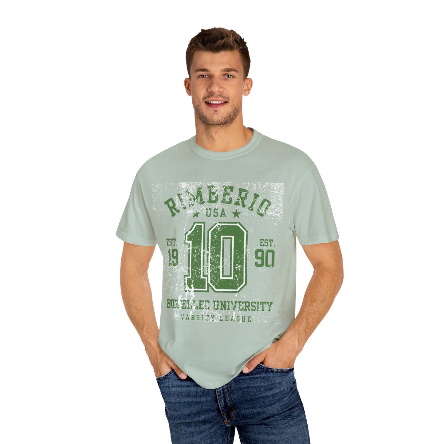 Vintage Varsity T-Shirt - RIMEERIO 10 BORELLEC UNIVERSITY Unisex