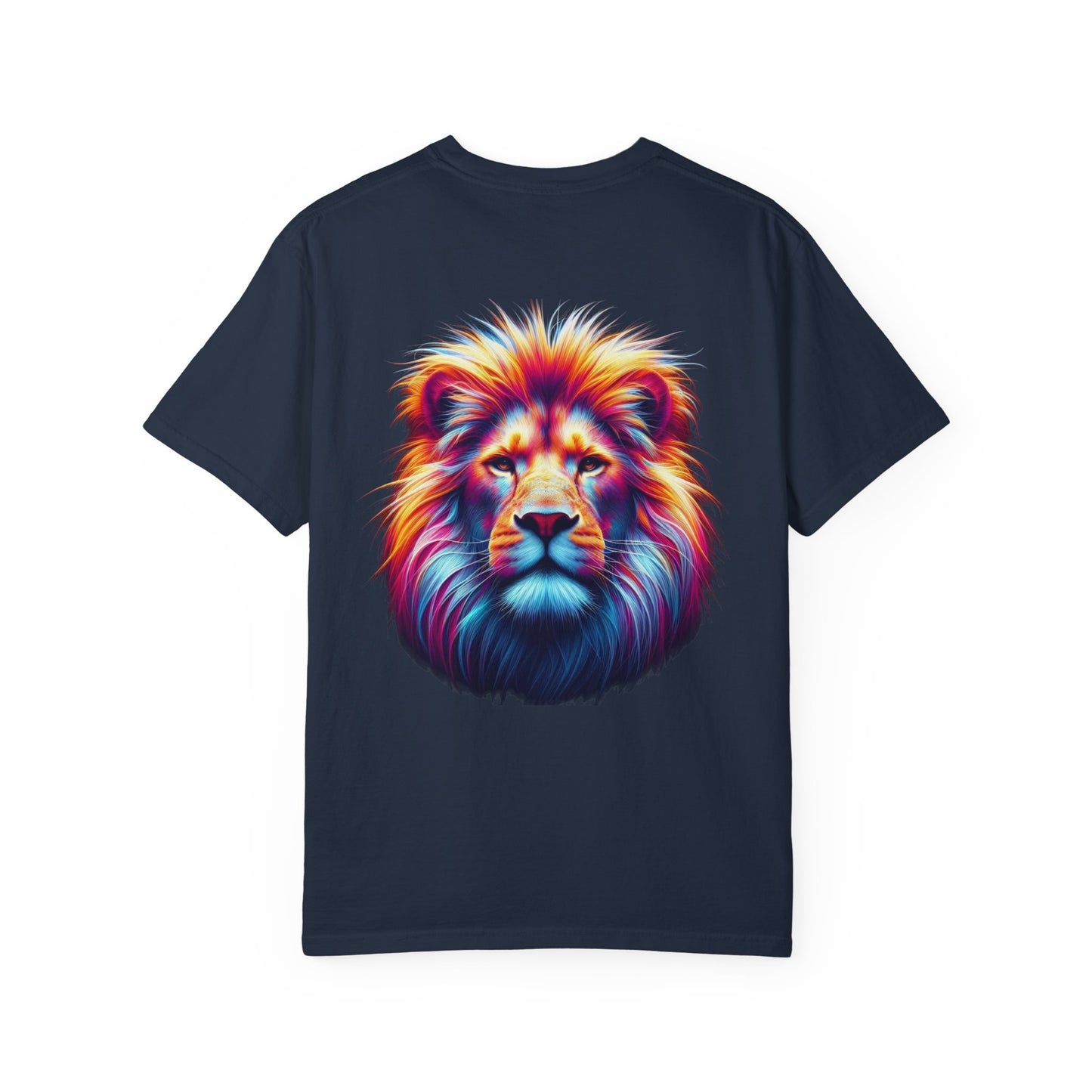 Vibrant Lion & Cross Unisex T-Shirt - Faith-Inspired Tees for Everyday Wear