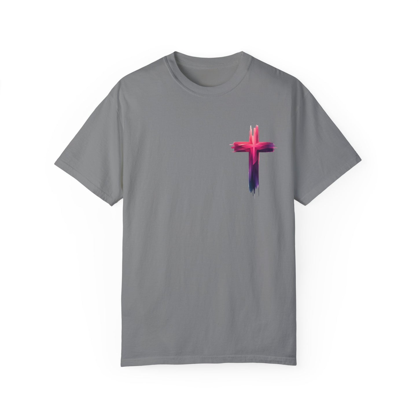 Vibrant Lion & Cross Unisex T-Shirt - Faith-Inspired Tees for Everyday Wear