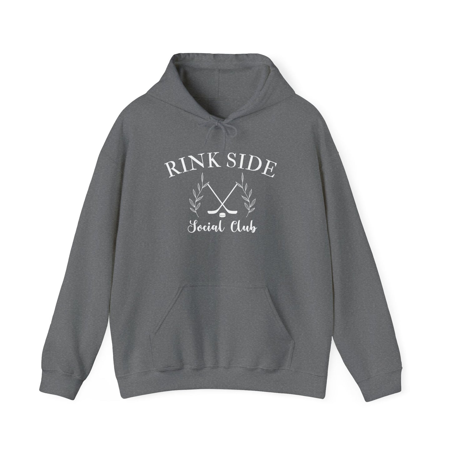 Rink Side Social Club Hoodie - Stylish Unisex Heavy Blend Sweatshirt for Hockey Lovers