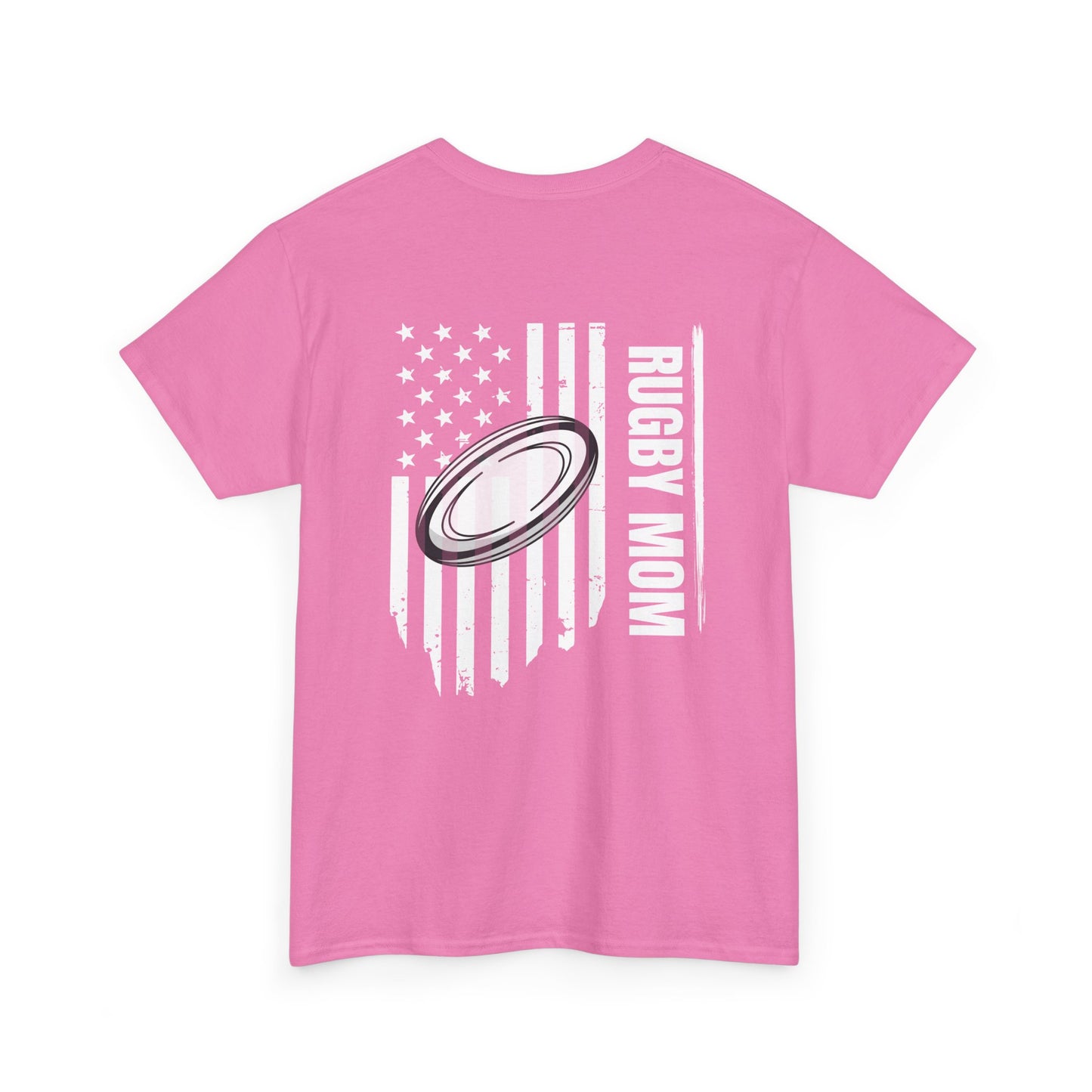 RUGBY mom America - Stylish Football Graphic Tee for Game Day Enthusiasts