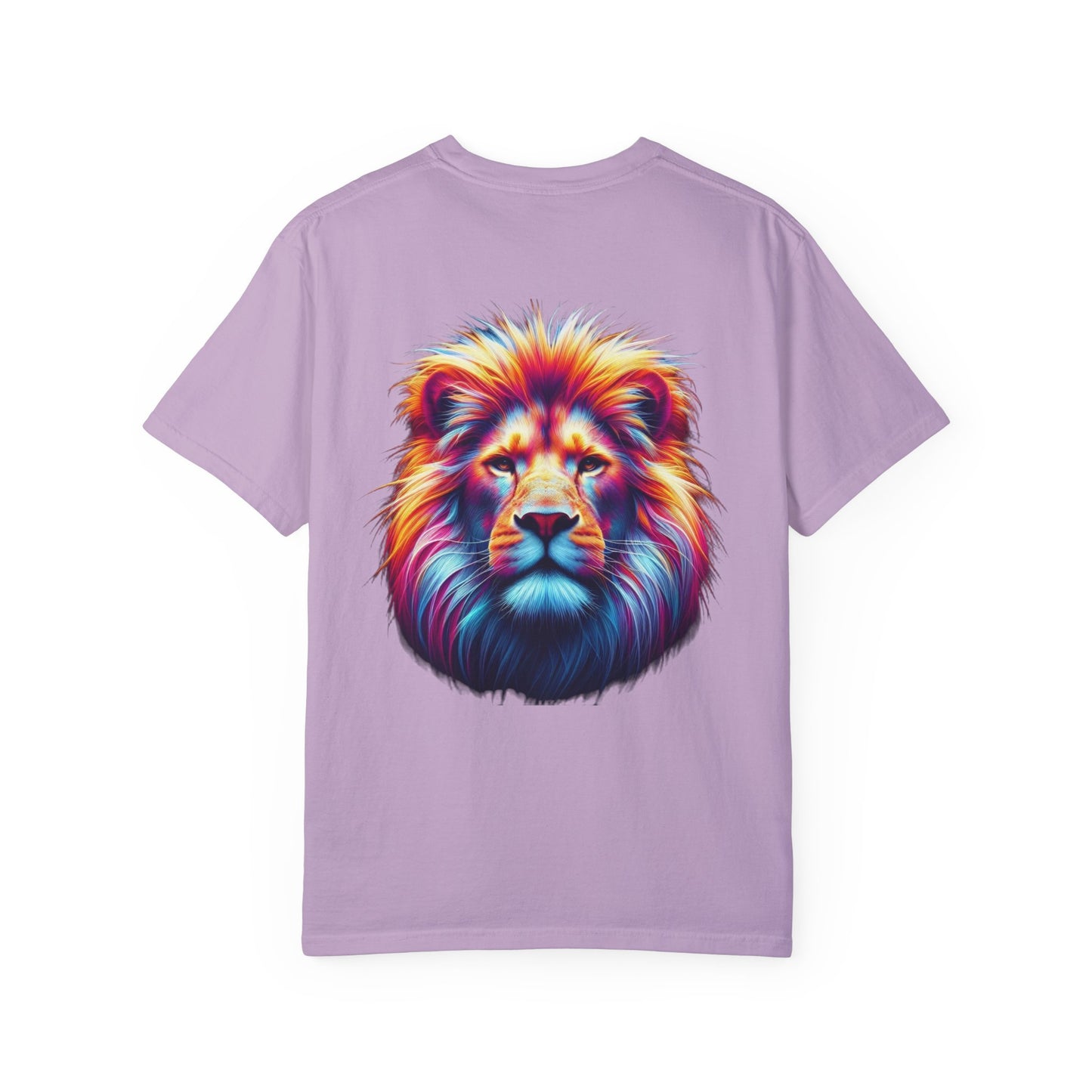 Vibrant Lion & Cross Unisex T-Shirt - Faith-Inspired Tees for Everyday Wear