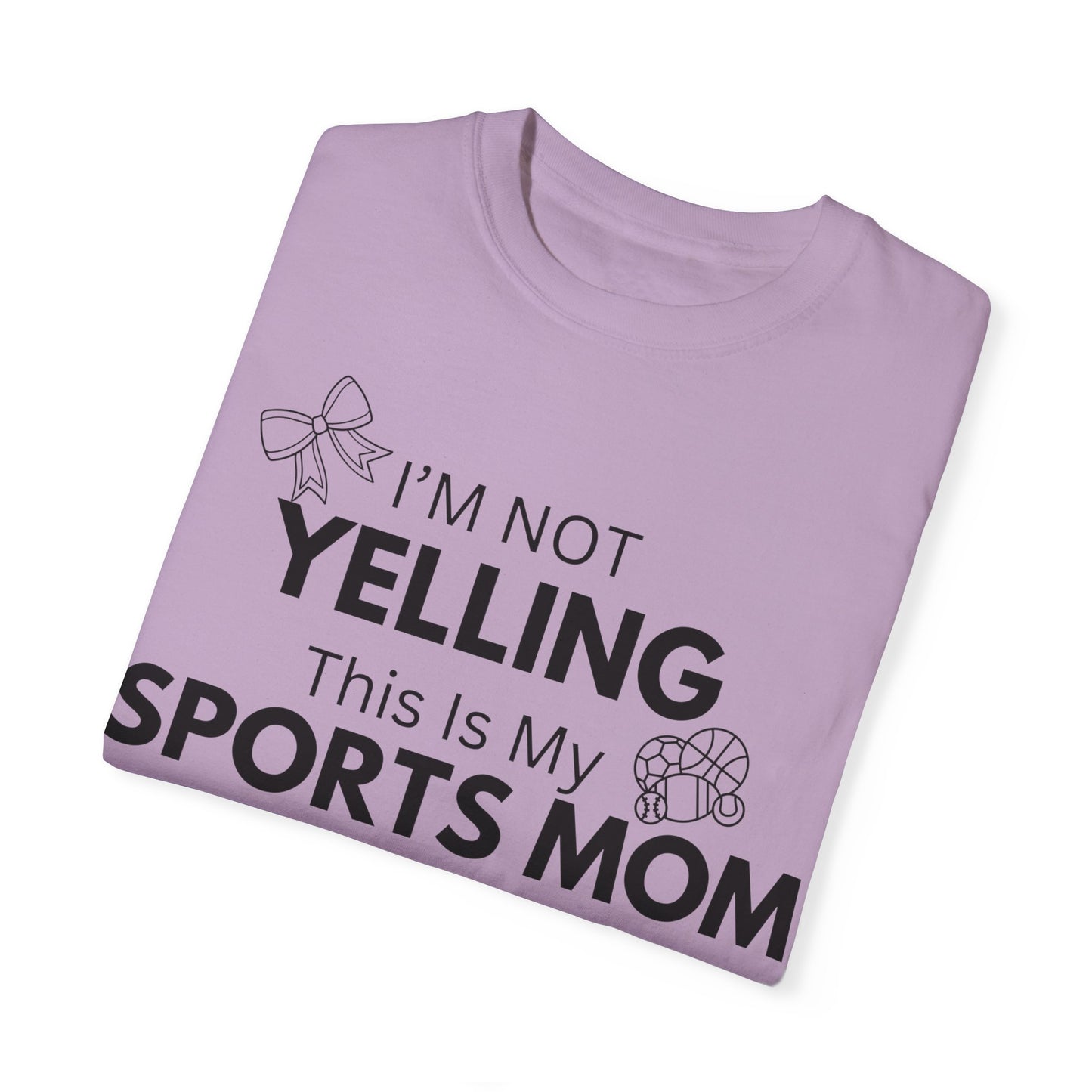 Sports Mom Voice T-Shirt - Unisex Garment-Dyed Tee for Active Moms
