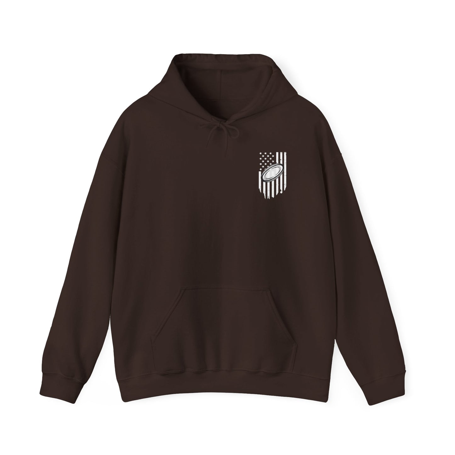 Rugby Mom Hoodie – Unisex Heavy Blend™ Sweatshirt with American Flag Design