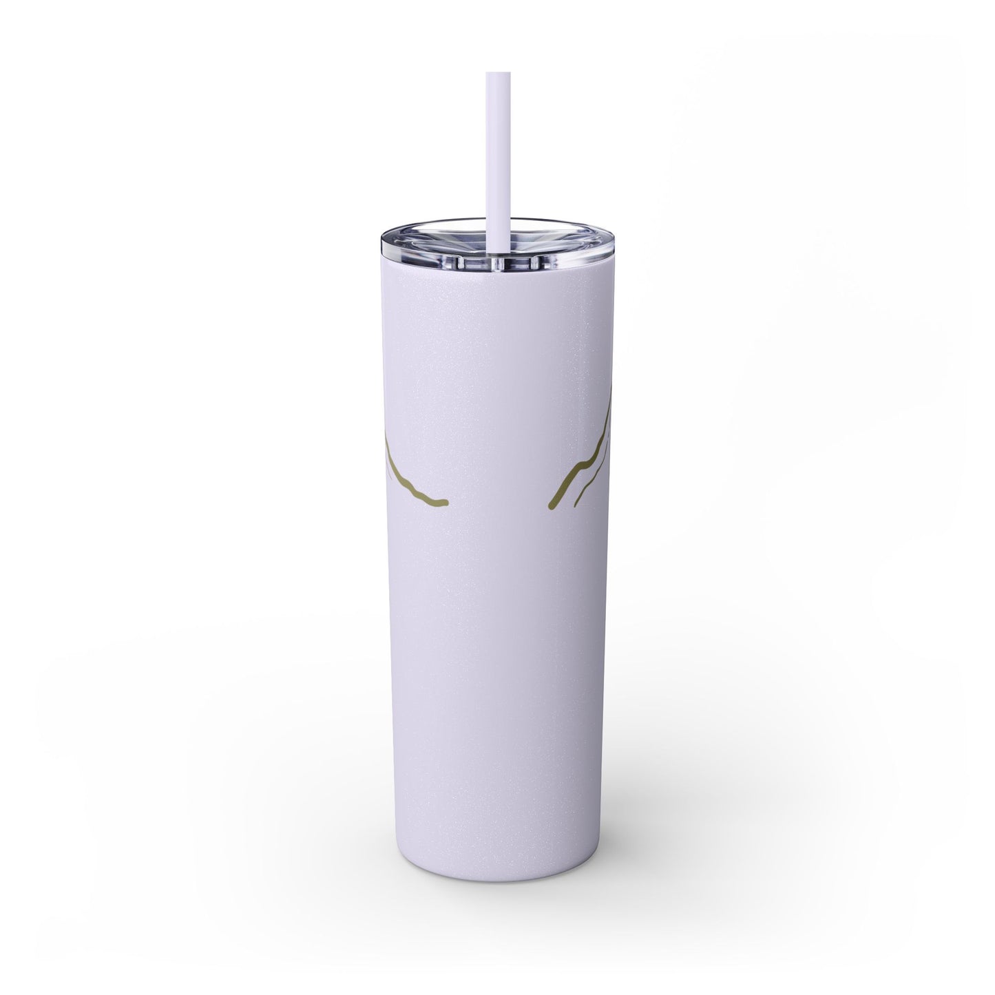 Adventure Awaits Skinny Tumbler with Straw - 20oz Hiking Design