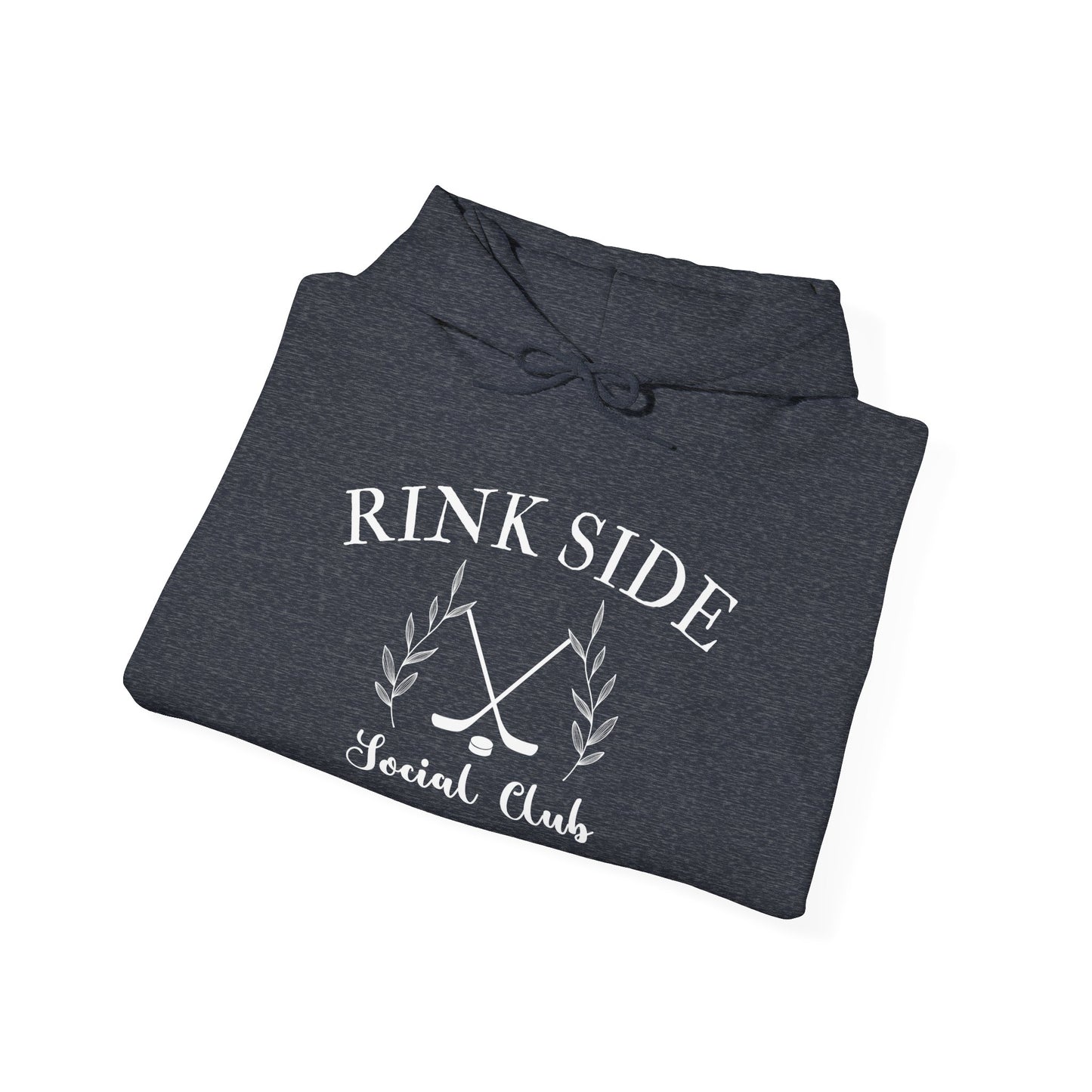 Rink Side Social Club Hoodie - Stylish Unisex Heavy Blend Sweatshirt for Hockey Lovers