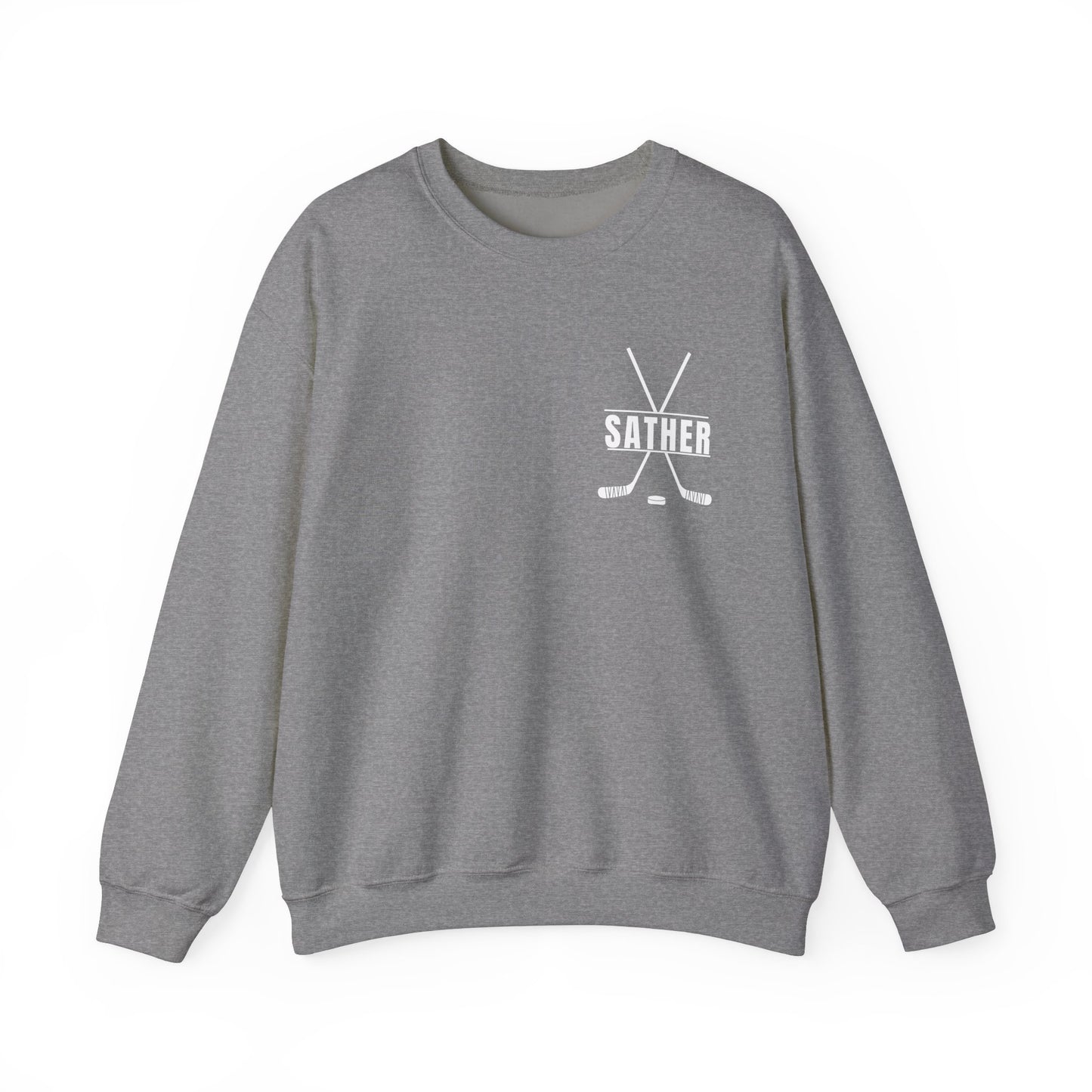 *** CUSTOM*** Unisex Heavy Blend™ Crewneck Sweatshirt - Hockey Rizz Up #47 Hockey Design