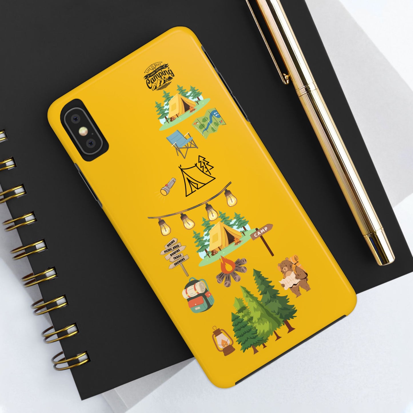 Adventure Vibe Tough Phone Case with Nature Designs