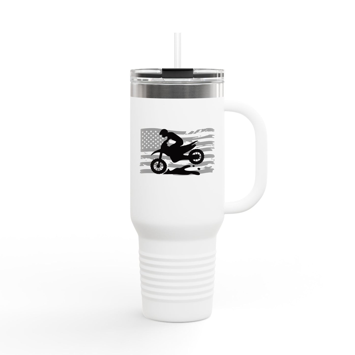 America Moto Insulated Travel Mug - 40oz