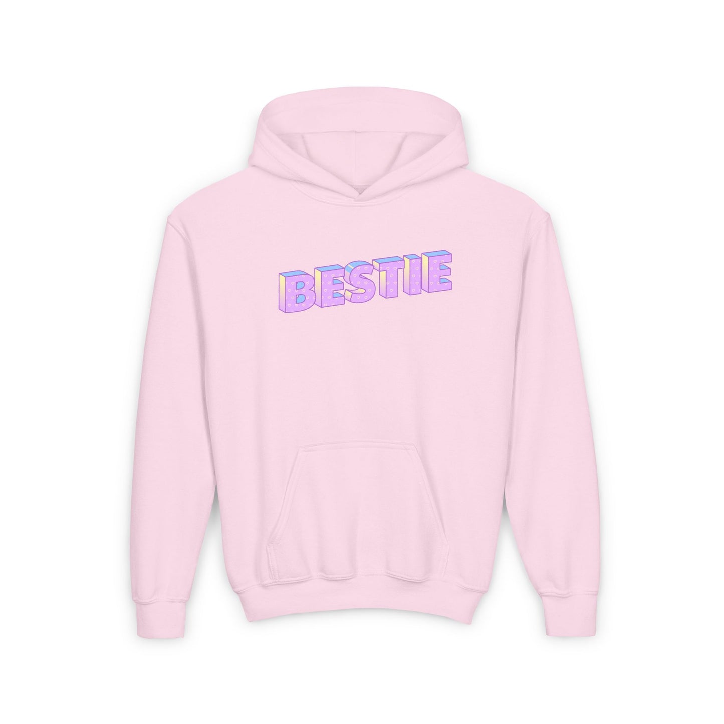 Youth Bestie Hooded Sweatshirt - Trendy Gift for Friends