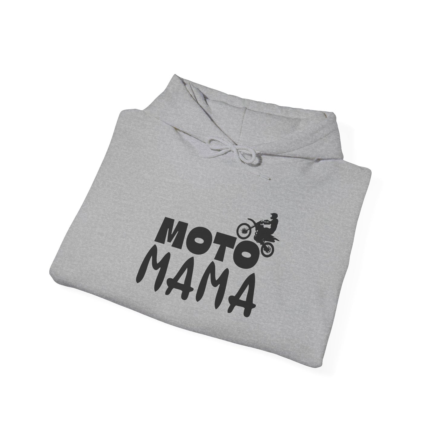 Moto Mama Hoodie | Unisex Heavy Blend Sweatshirt | Perfect for Motorcycle Enthusiasts