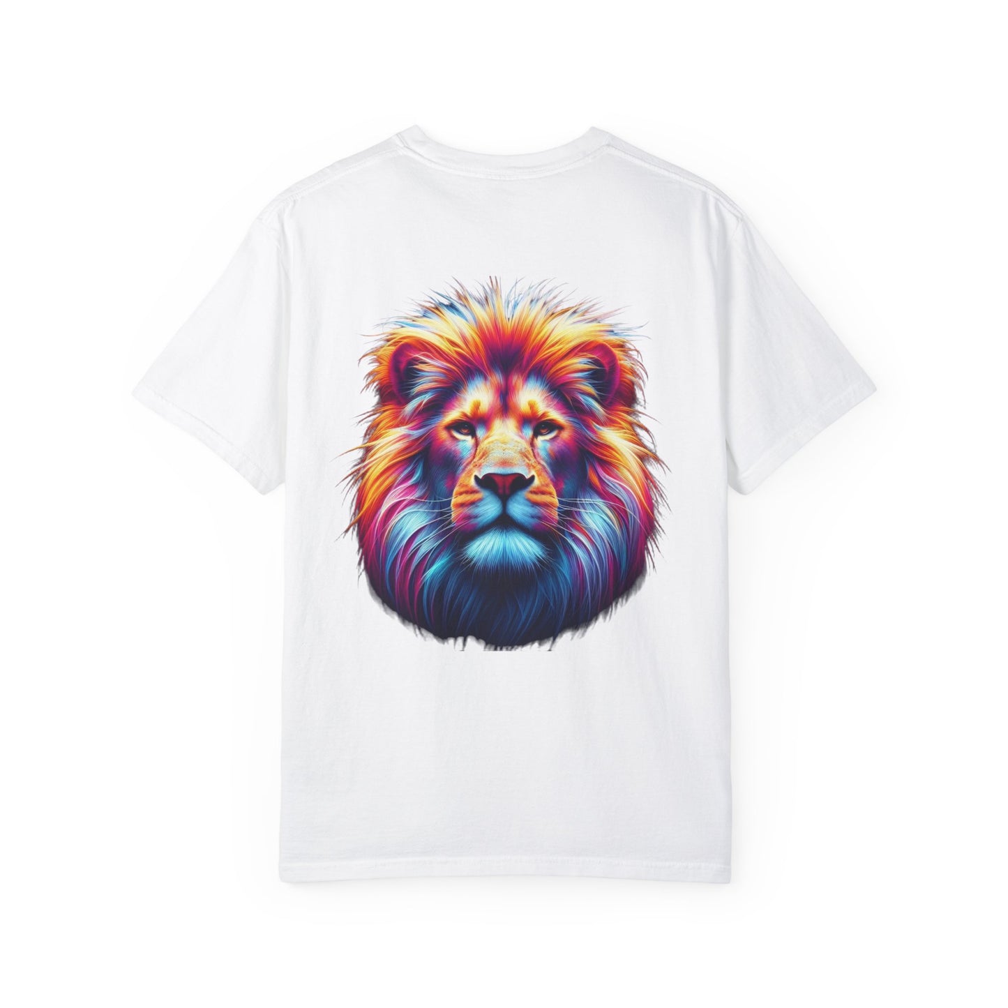 Vibrant Lion & Cross Unisex T-Shirt - Faith-Inspired Tees for Everyday Wear