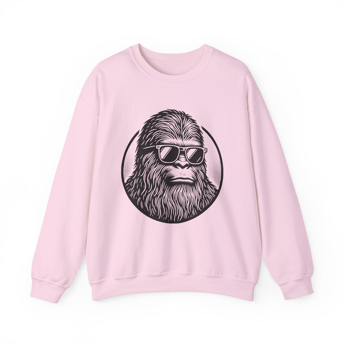 Chill Sasquatch Unisex Heavy Blend™ Crewneck Sweatshirt - Comfortable and Fun Design for Outdoor Enthusiasts