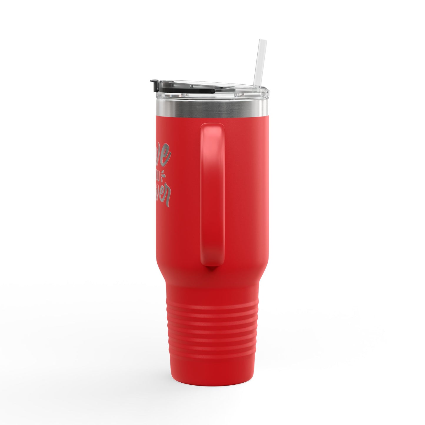40oz Insulated Travel Mug with 'Love You Forever' Design - Perfect for Daily Hydration and Gifting