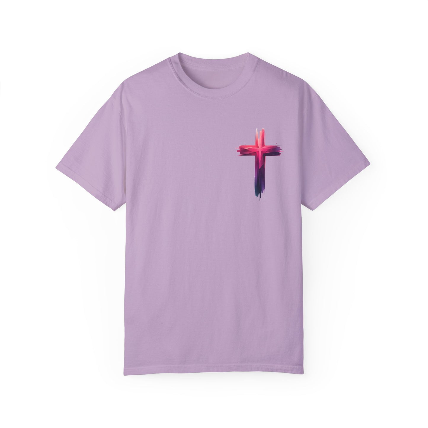 Vibrant Lion & Cross Unisex T-Shirt - Faith-Inspired Tees for Everyday Wear