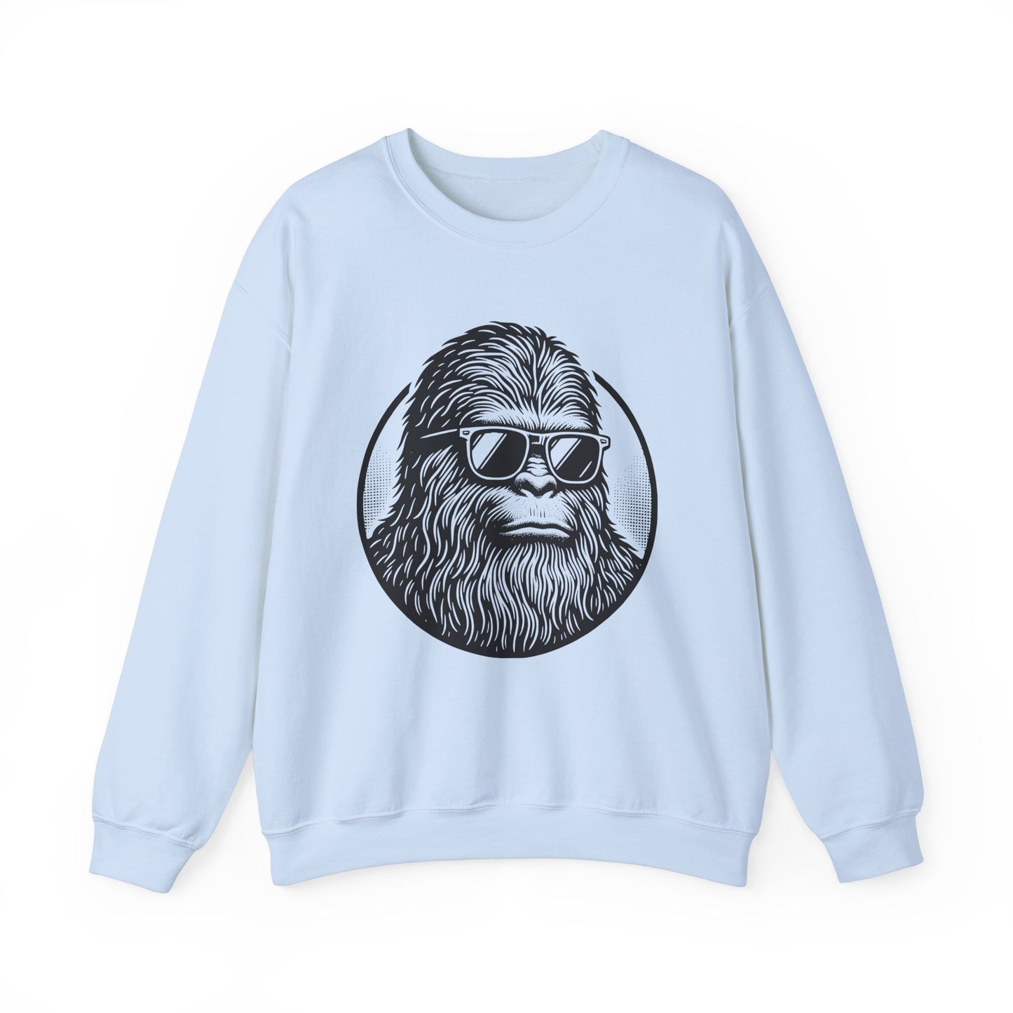Chill Sasquatch Unisex Heavy Blend™ Crewneck Sweatshirt - Comfortable and Fun Design for Outdoor Enthusiasts