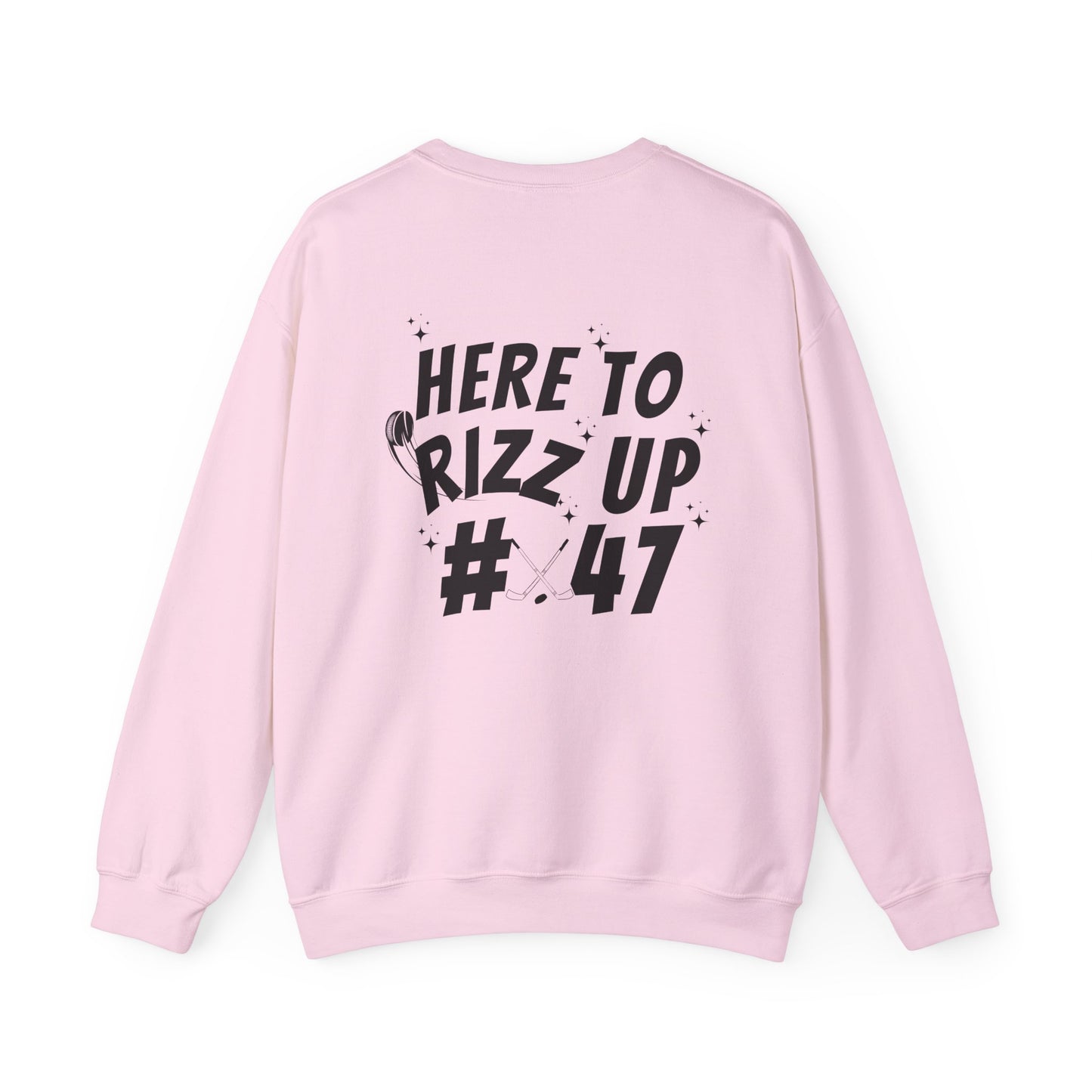 *** CUSTOM *** Unisex Heavy Blend™ Crewneck with Hockey Rizz Up Design